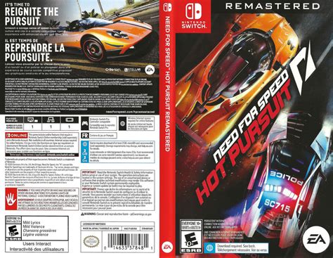Need For Speed Hot Pursuit Remastered Switch VideoGameX