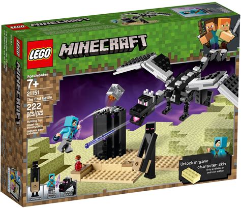 Lego Minecraft 21151 The End Battle Teton Toys