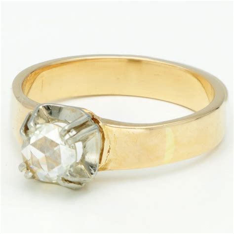 Carats Bicolore Or Bague Diamant Catawiki