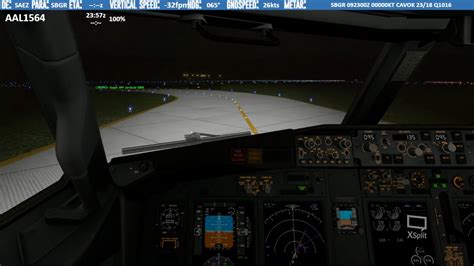 IVAO BR X Plane 11 SAEZ To SBGR Buenos Aires Para Guarulhos Zibo