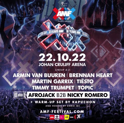 El Amf 2022 Muestra Su Line Up De Su Décimo Aniversario Beatsandrepeat