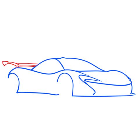 Learn How To Draw A Mclaren P1 Gtr Car Easy Drawings