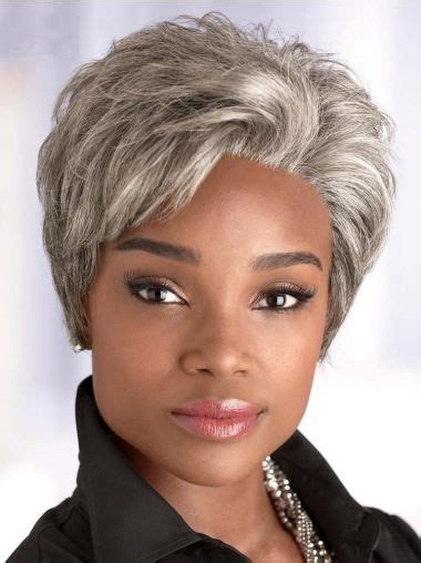 Short Straight Synthetic Wigs for Black Women | Short hair styles ...