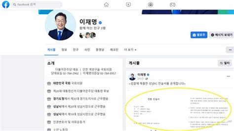 [전문] 이재명 본인 검찰진술서 전격공개…광고 요구한적 없고 사익 취한 바 없어 네이트 뉴스