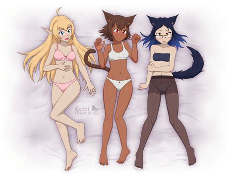 Dakimakura Trio By Oxolaxofix Hentai Foundry