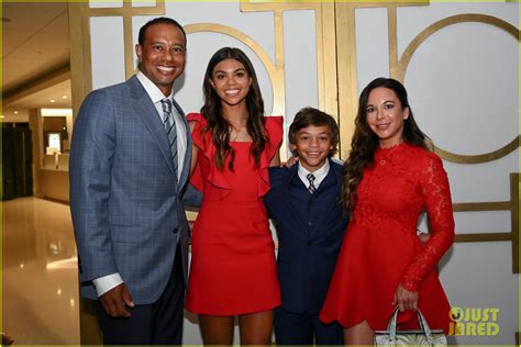 Tiger Woods Joined by His Two Kids & Girlfriend Erica Herman at World