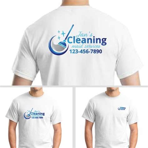 Cleaning Service Crew Uniforms TshirtbyDesign In 2022 Long