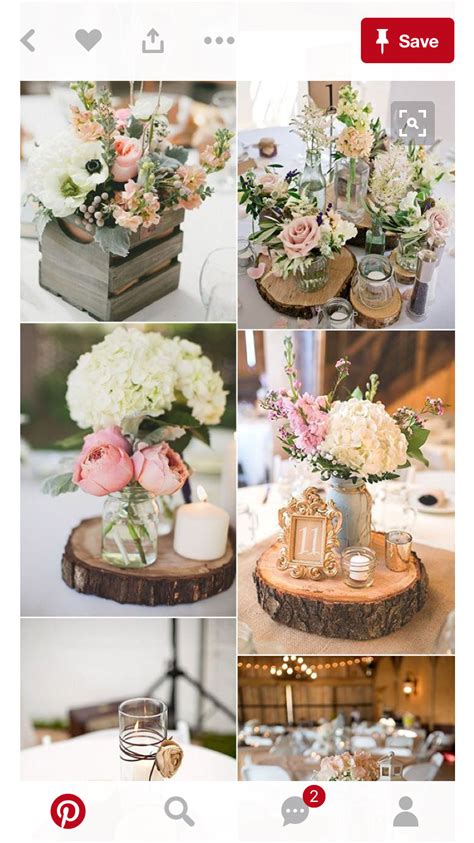 Woods Themed Wedding Centerpieces Wood Themed Wedding Rustic Wedding