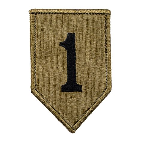 1st Infantry Division Patch, Army OCP with Velcro