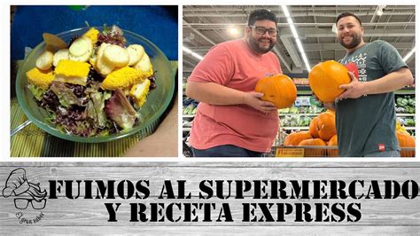 HOY VAMOS AL SUPERMERCADO NOS RECONOCIO UNA SABROSITA Y UN ALMUERZO