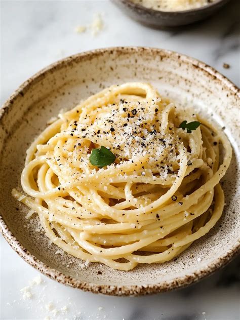easy cacio  pepe pasta delicious comfort   plate
