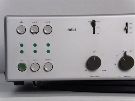 Braun CSV 1000 Verstärker, Silber, Bastlergerät