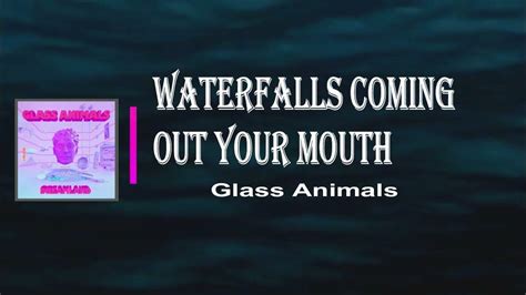 Glass Animals Waterfalls Coming Out Your Mouth Lyrics Youtube