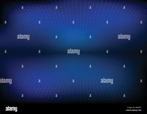 Vector Blue Background With Perspective Grid Stock Vector Image Art