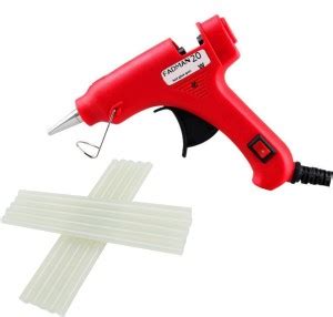 Fadman Red Mini Hot Melt Glue Gun Watt With Adhesive Hot Glue Sticks Standard