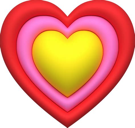 Valentine concept love heart for graphic decorate. 3d render