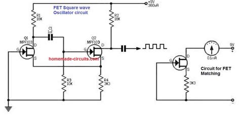 FET Square Wave Oscillator Compressed