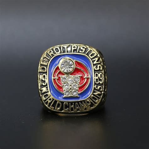 NBA Championship Ring Detroit Pistons 1989 Joe Dumars - Championship ...