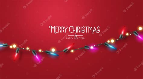 Premium Vector Merry Christmas Text Vector Background Design