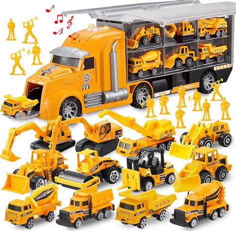 joyin    construction truck toy set review mikes diecast cars
