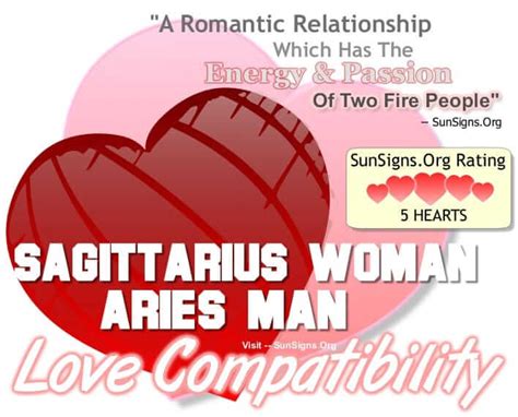 Sagittarius Woman And Aries Man An Energetic And Passionate Match