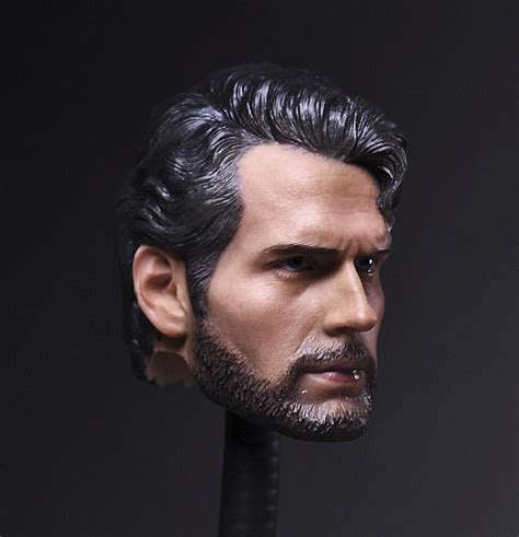 Superman Head Sculpt Henry Cavill Man Of Steel For Hot Toys Figure Usa