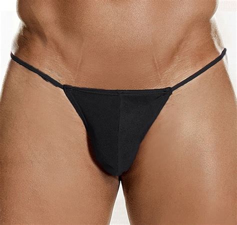 5PCS Sexy Mens T Back G String Thong Bikini Underwear Mesh Sheer Pouch
