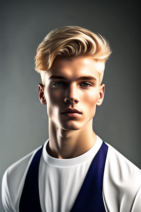 Lexica Years Old Blonde Man No Background