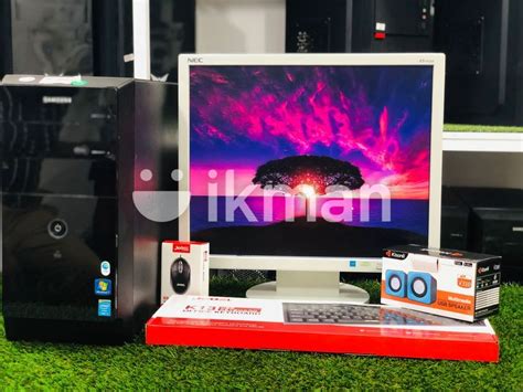 Intel I5 4th Gen 19led Wide 8gb Ram500gb Hdd Full Set Computer For