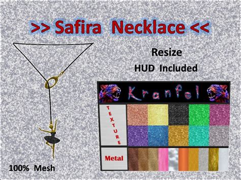 Second Life Marketplace - >> Safira Necklace