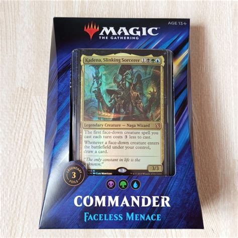 Magic The Gathering Faceless Menace Commander Deck Sealed Lazada Ph