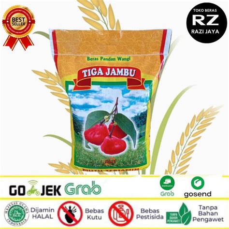 Jual BERAS PANDAN WANGI TIGA JAMBU 5KG 10KG 20KG Shopee Indonesia