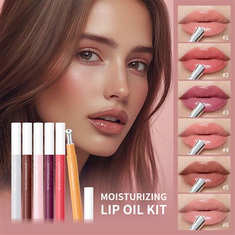 Advanced Serum Deeply Clearance Pcs Hydrating Lip Gloss Lip Set High Glass Finish Nude Colors