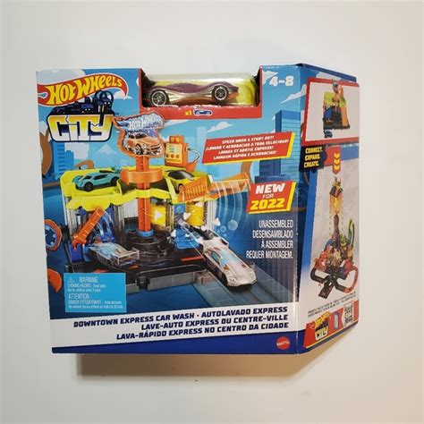 Mattel Toys Hot Wheels City Downtown Express Car Wash Playset Poshmark
