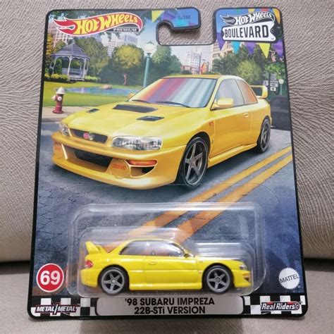 Hot Wheels Premium Subaru Impreza B STi Version Boulevard Lazada PH