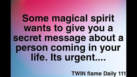 Some Magical Spirit Wants To Give You A Sceret Message Its Very Urgent