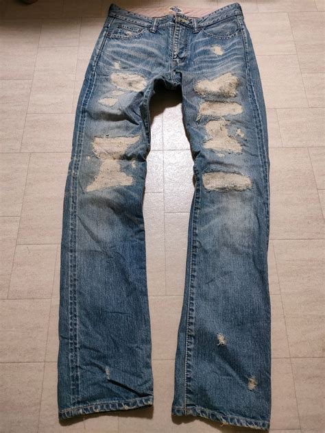 サイズS 日本製 naked sun ネイキッドサン ビンテージ加工 デニムパンツ ジーパン ジーンズ DENIM W 売買されたオークション情報yahooの商品情報をアーカイブ