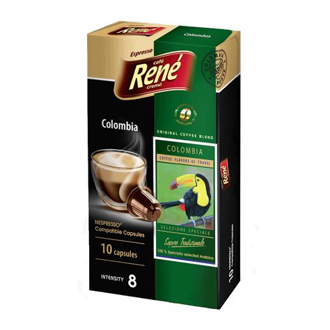 Кофе в капсулах Nespresso Rene Colombia | Coffeeroom