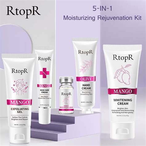 Rtopr Skin Care Set Mango Exfoliating Gel Mango Brightening Essence