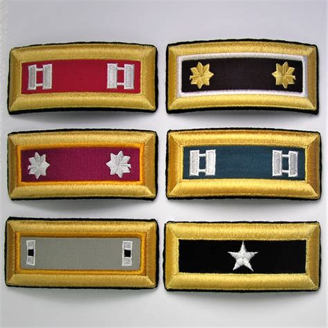 Army Shoulder Straps Machine Embroidered Shop Elc