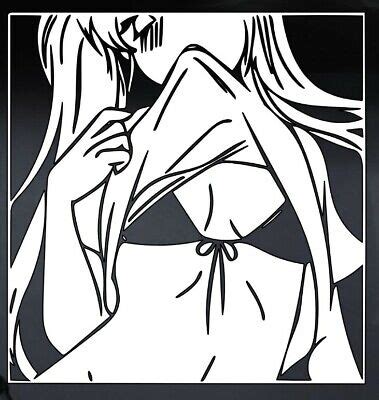 Sexy Hot Anime Girl Waifu Japanese Manga Vinyl Decal Car Truck Window Sticker EBay