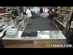 Hunky Pawnbroker Banging Customer In The Back Room Free Mobile Porn