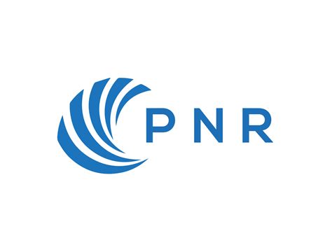 Pnr Letter Logo Design On White Background Pnr Creative Circle Letter