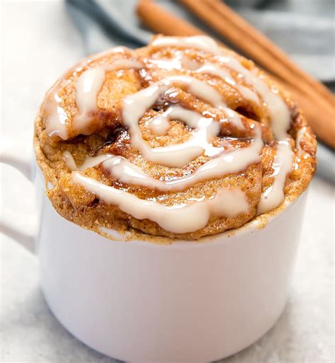 Paleo Cinnamon Roll Mug Cake Kirbie S Cravings