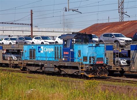 Die ČD Cargo 731 013-9 (CZ ČDC 91 54 2 731 013-9) rangiert am 01.07. ...