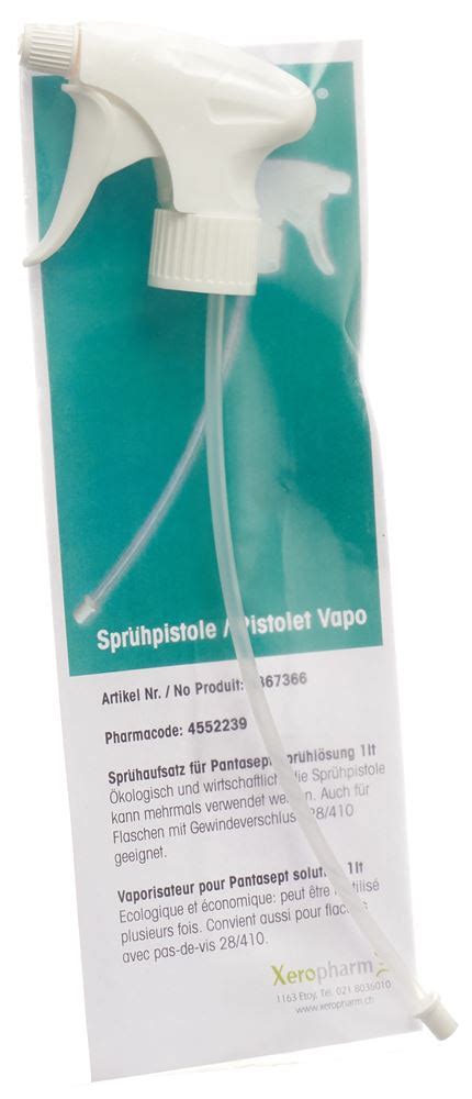 PANTASEPT Sprühpistole für 1lt Flasche weiss 1 Stk Coop Vitality Apotheke