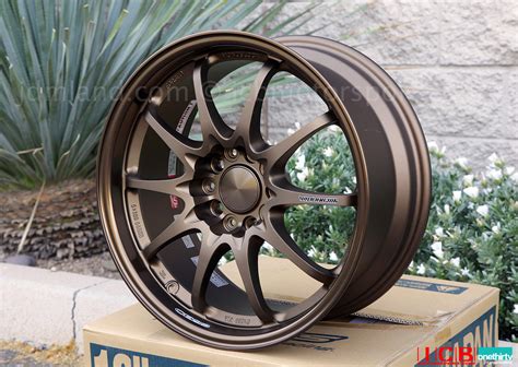 rays volk racing cen wheels    offset bronze