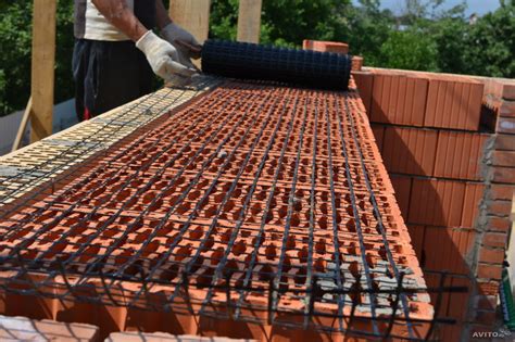 Базальтовая сетка для кладки из полнотелого кирпича МИАГРИД