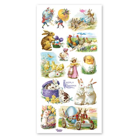 Victorian Easter Stickers Sticker Planet