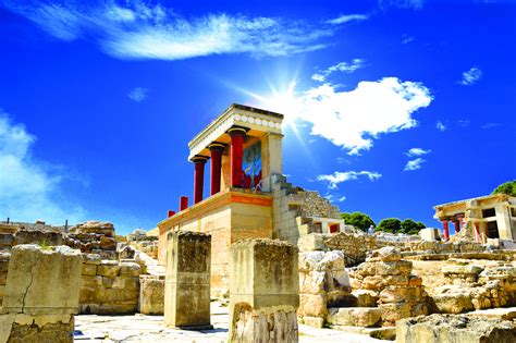 Archaeological Site Of Knossos Greek Travel Pages